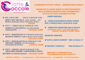 Calendario online aprile